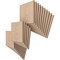 Ekena Millwork 7 3/4W x 7 3/4H x 1/4T Wood Hobby Boards, Red Oak, 25PK HBW08X08X250DRO - alternate 2